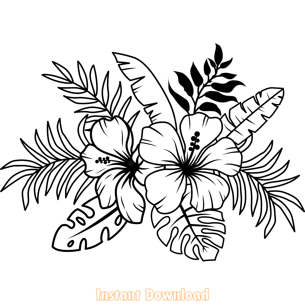 Hawaiian Flower Svg | Inspire Uplift