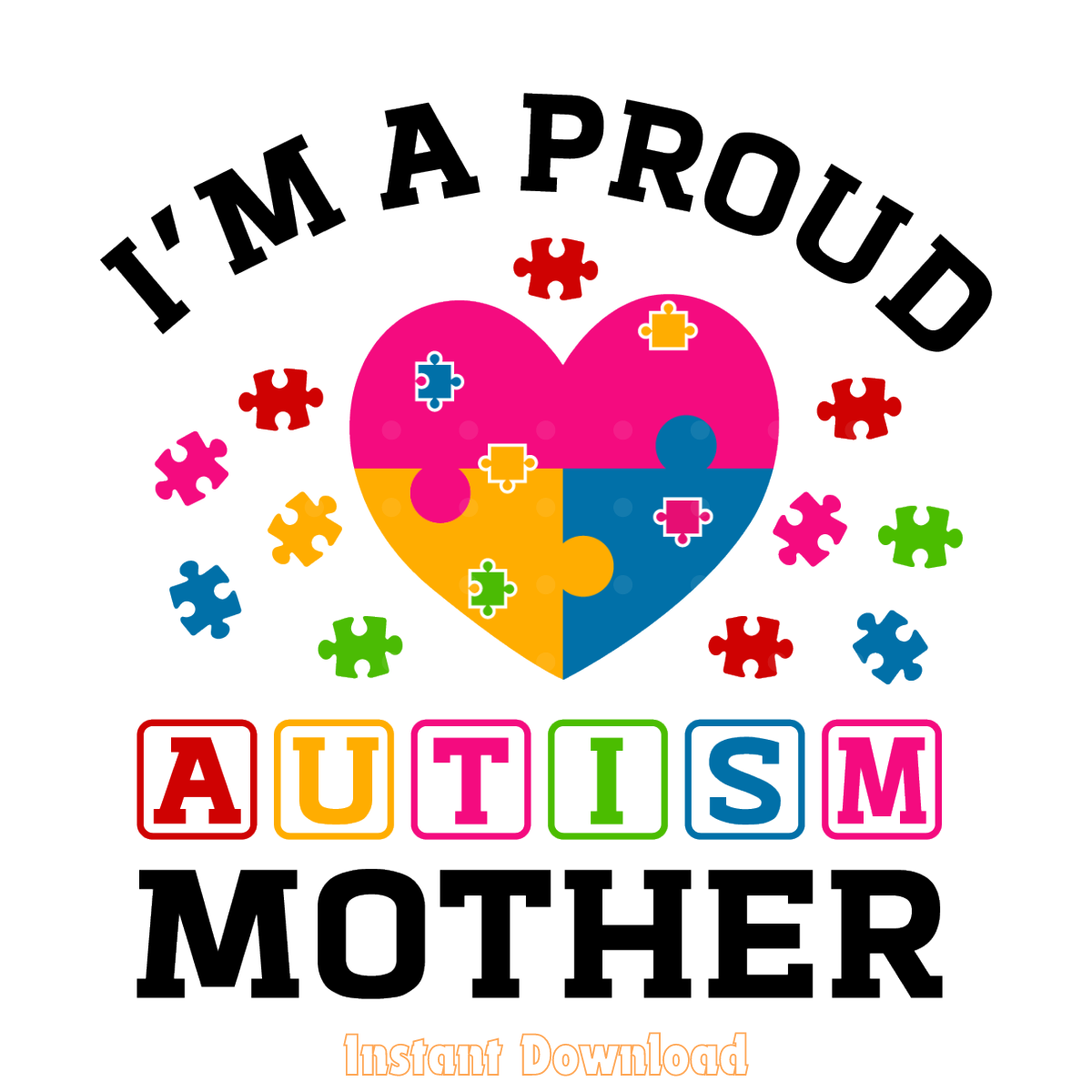 Autism Mother Svg | Inspire Uplift