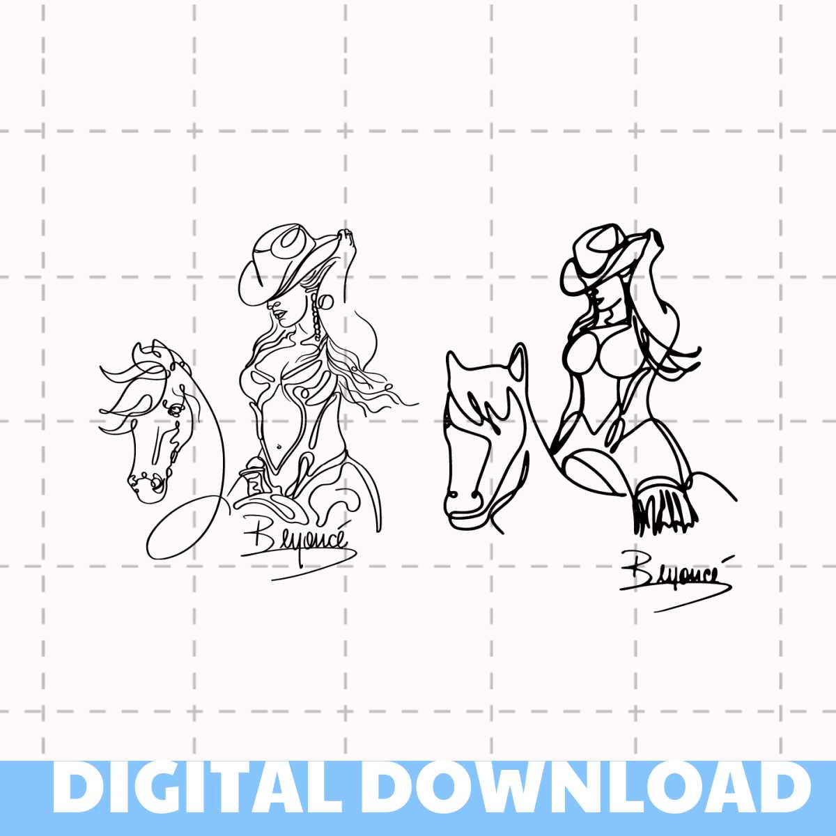 2 Horse Beyonce Renaissance Tour Svg, Renaissance Tour Png, | Inspire ...
