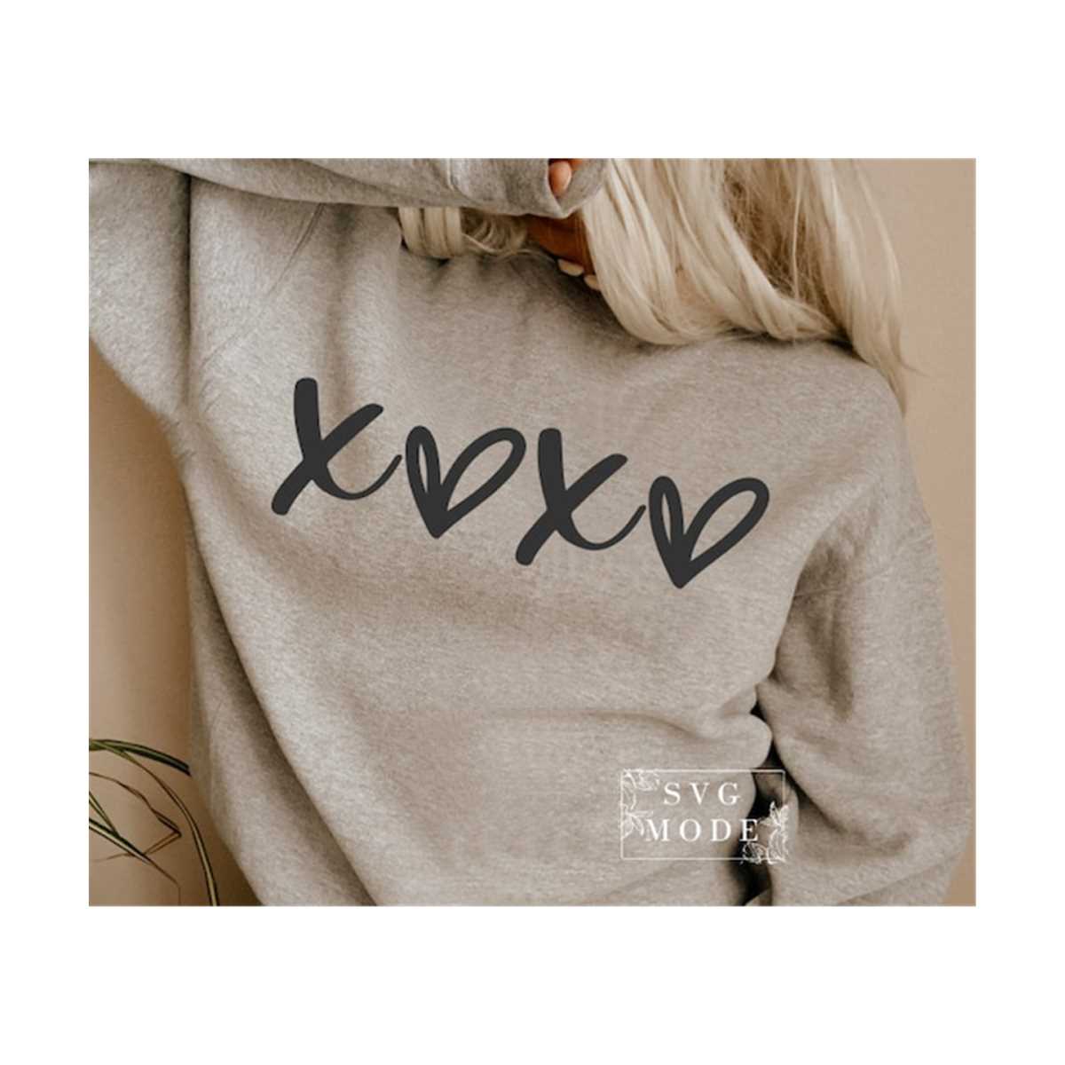 Hugs and Kisses SVG PNG PDF, Xoxo Svg, Heart Svg, Valentines | Inspire ...