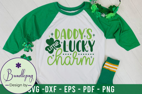 Daddy s Little Lucky Charm SVG Cut File Design 32 | Inspire Uplift
