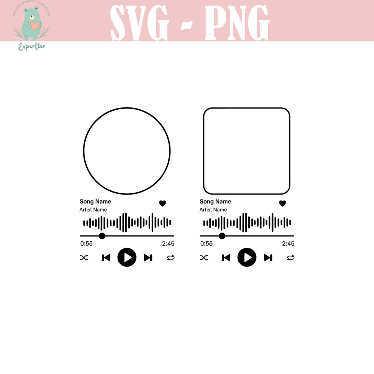 Music Player Svg, Spotify Png, Audio Control Play Buttons Dx - Inspire ...