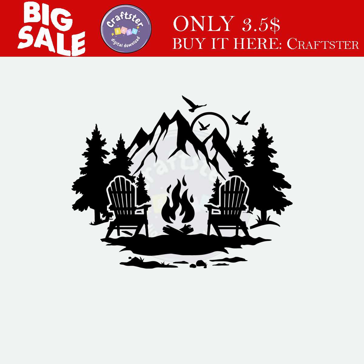 Lake Scene Chairs Dock Svg Adirondack Chairs Svg Mountai Inspire