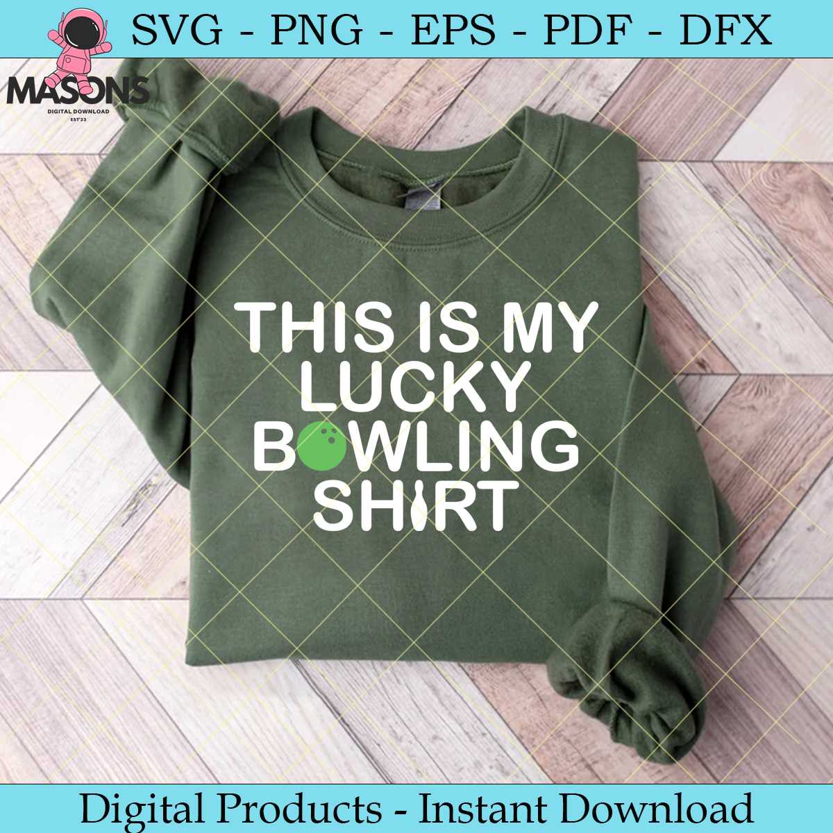 Bowling Shirt Svg | Inspire Uplift