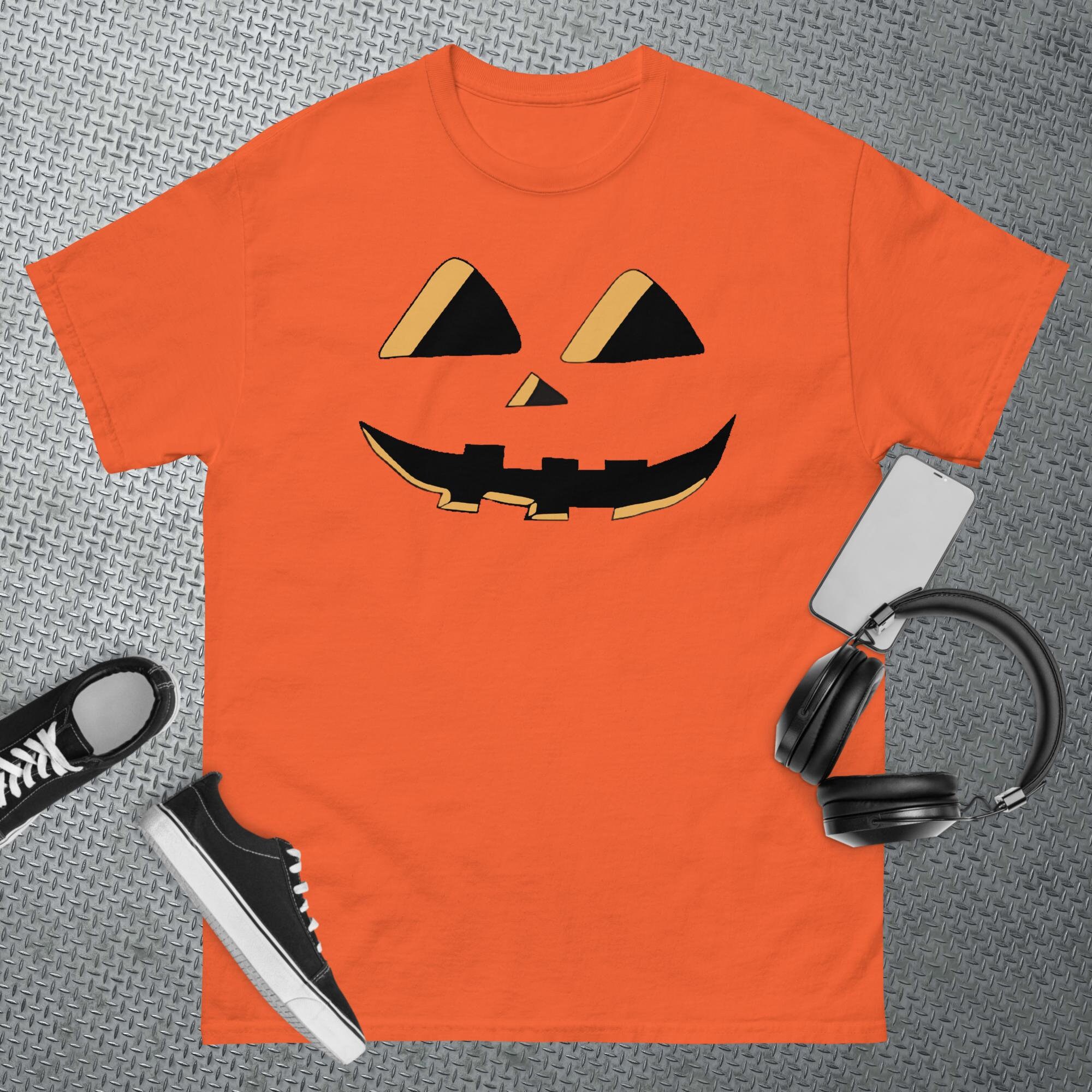 Scary Spooky Jack O Lantern Face Pumpkin Halloween Men Women | Inspire ...