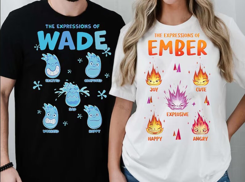 Retro Disney Elemental Shirt, The Expressions Of Ember Wade | Inspire ...