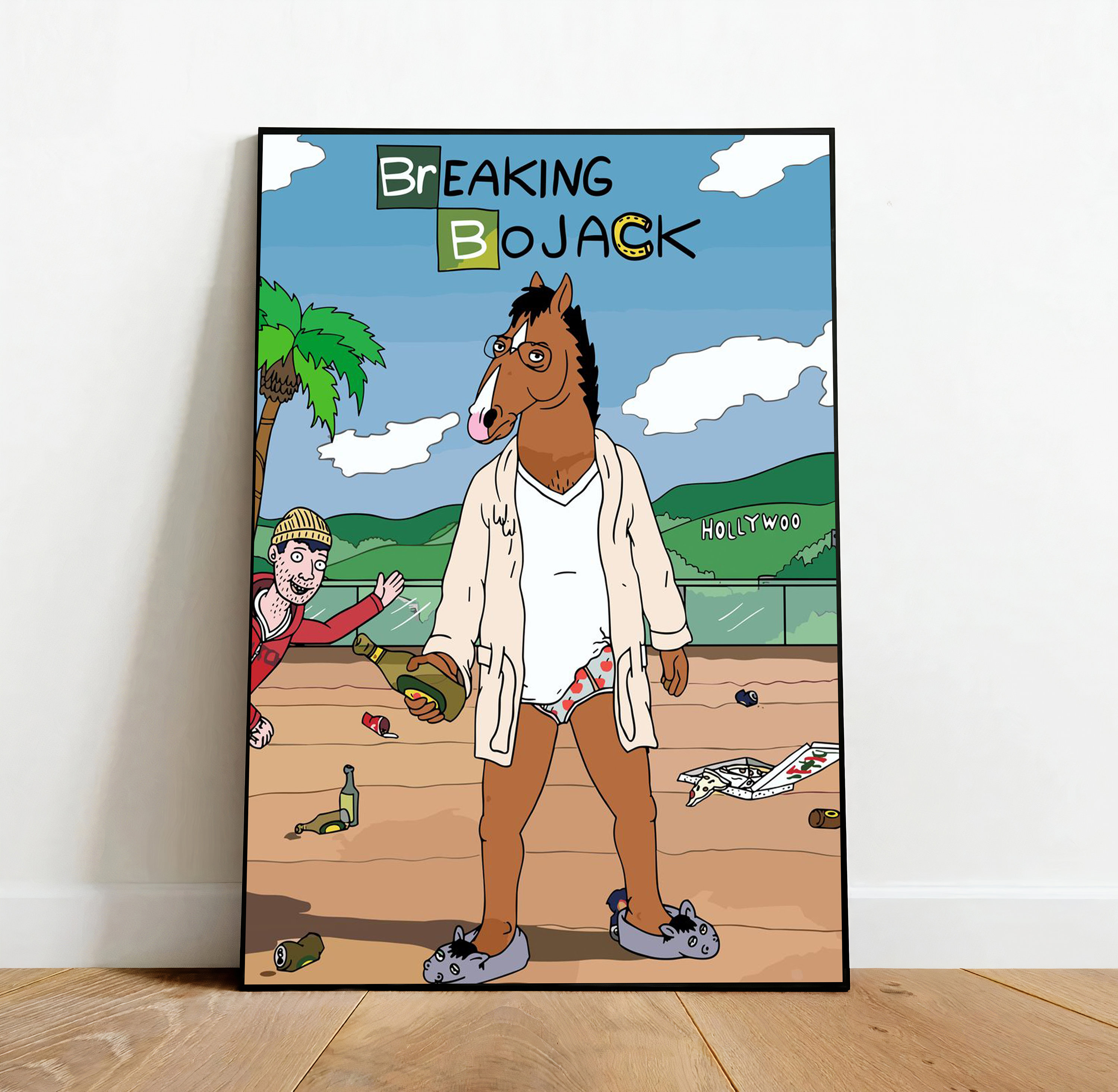 BoJack Horseman Canvas, Canvas Wall Art, Rolled Canvas Print