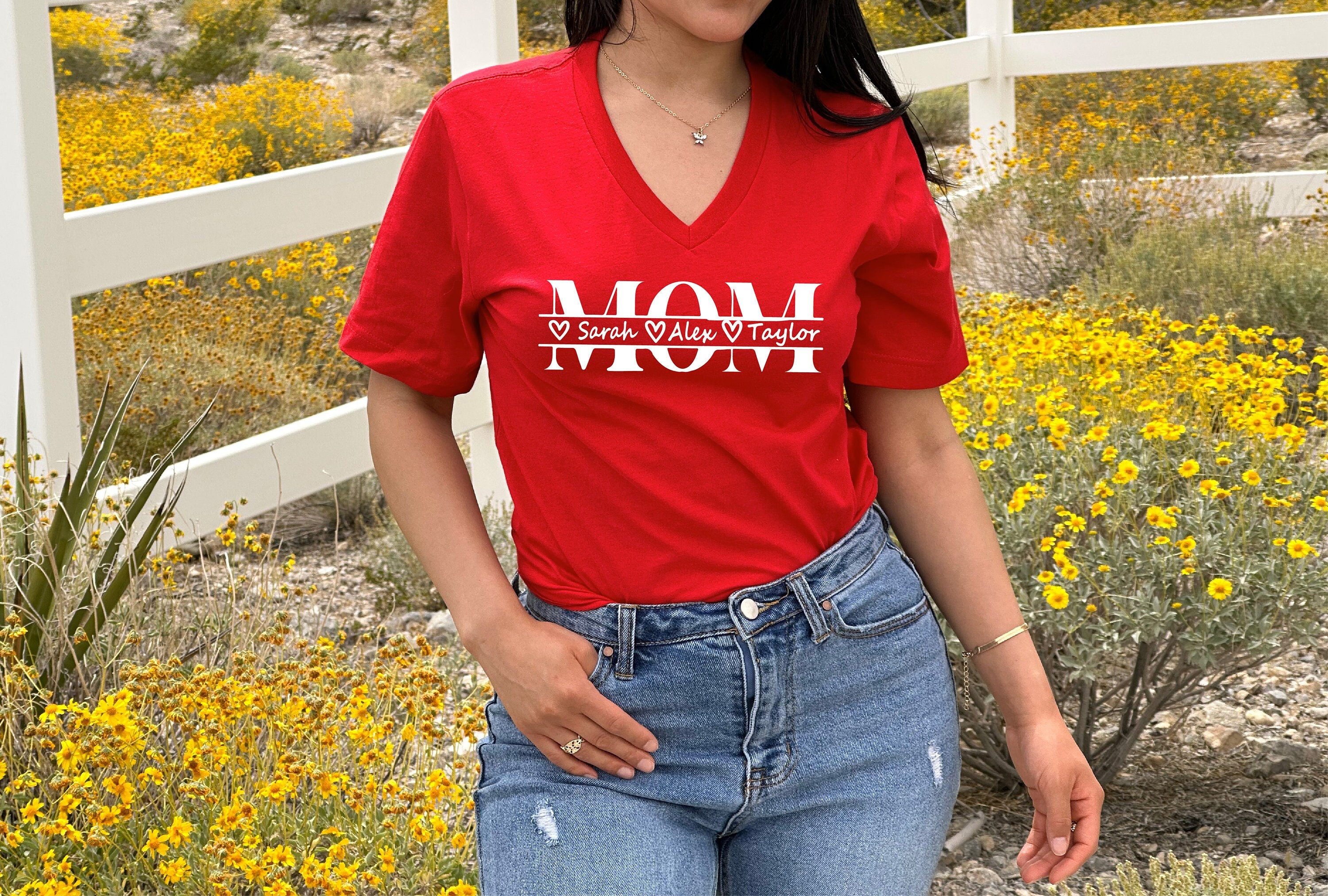 Camiseta Tipo Polo Para Mujer – Estampado 'Pluto Dog Mom' En Cuello En V