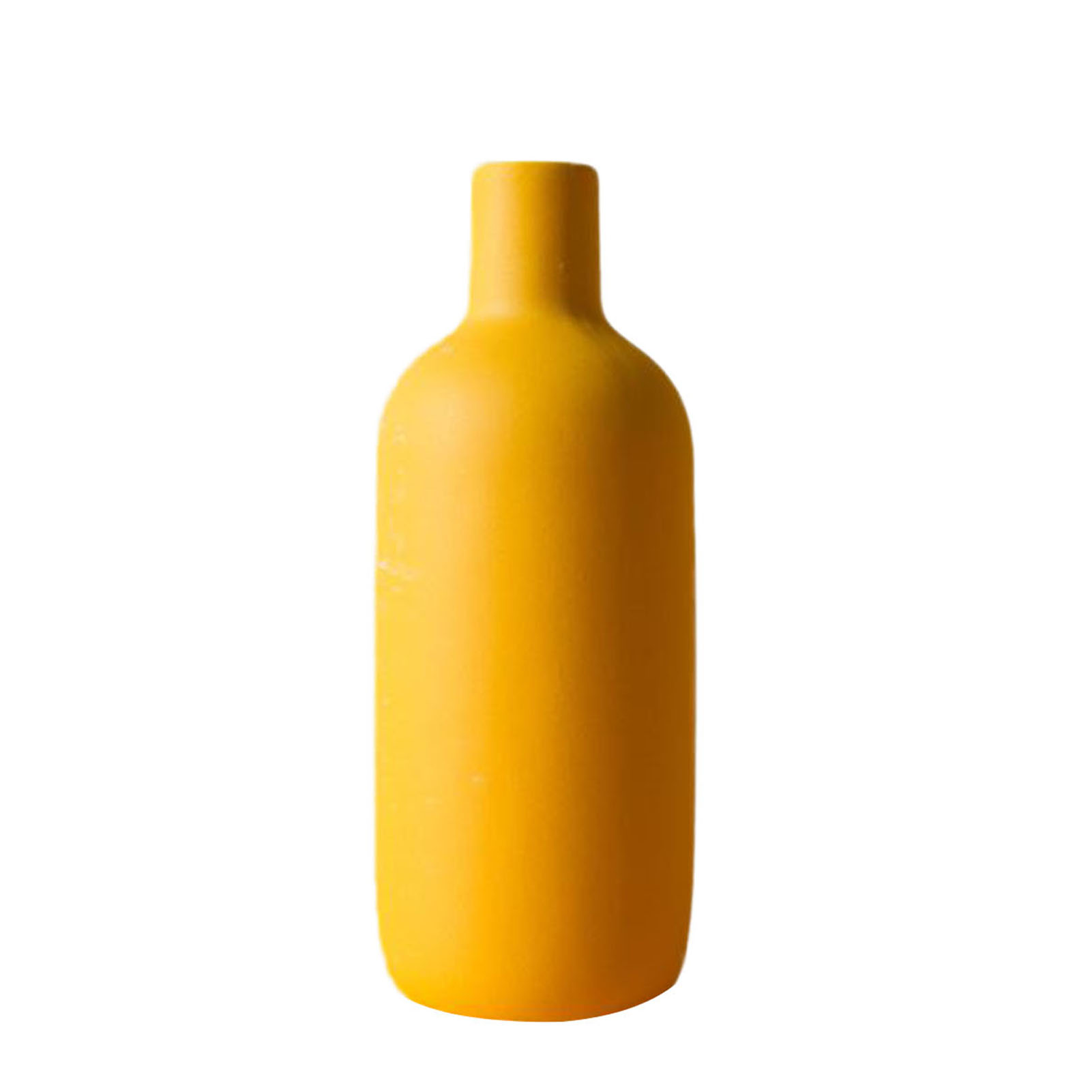 Nordic Ceramic Vase Simple Solid Color Art Flower Pot for Dining Room, Shelf, and Table Decor