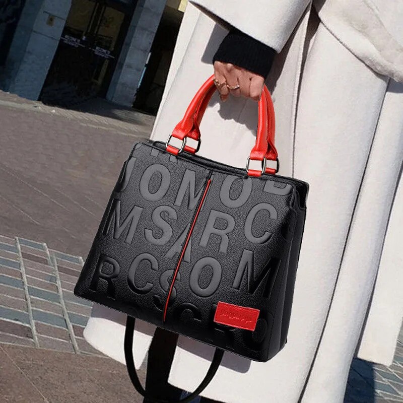 Luxury Leather Crossbody Shoulder Bag for Women Large Capacity Casual Designer Handbag for Travel & Everyday Use