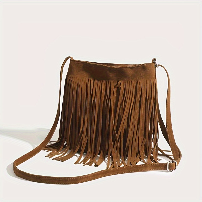 Antique Tassel Bohemian Crossbody Bag Ethnic Style Wallet with Vintage Charm