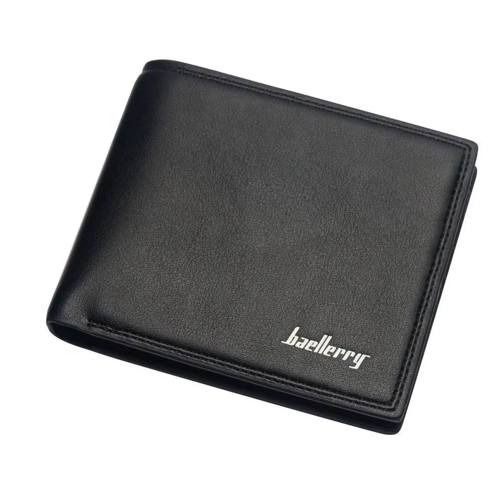 Slim Wallet for Men Minimalist PU Leather Card Holder with Front Pocket