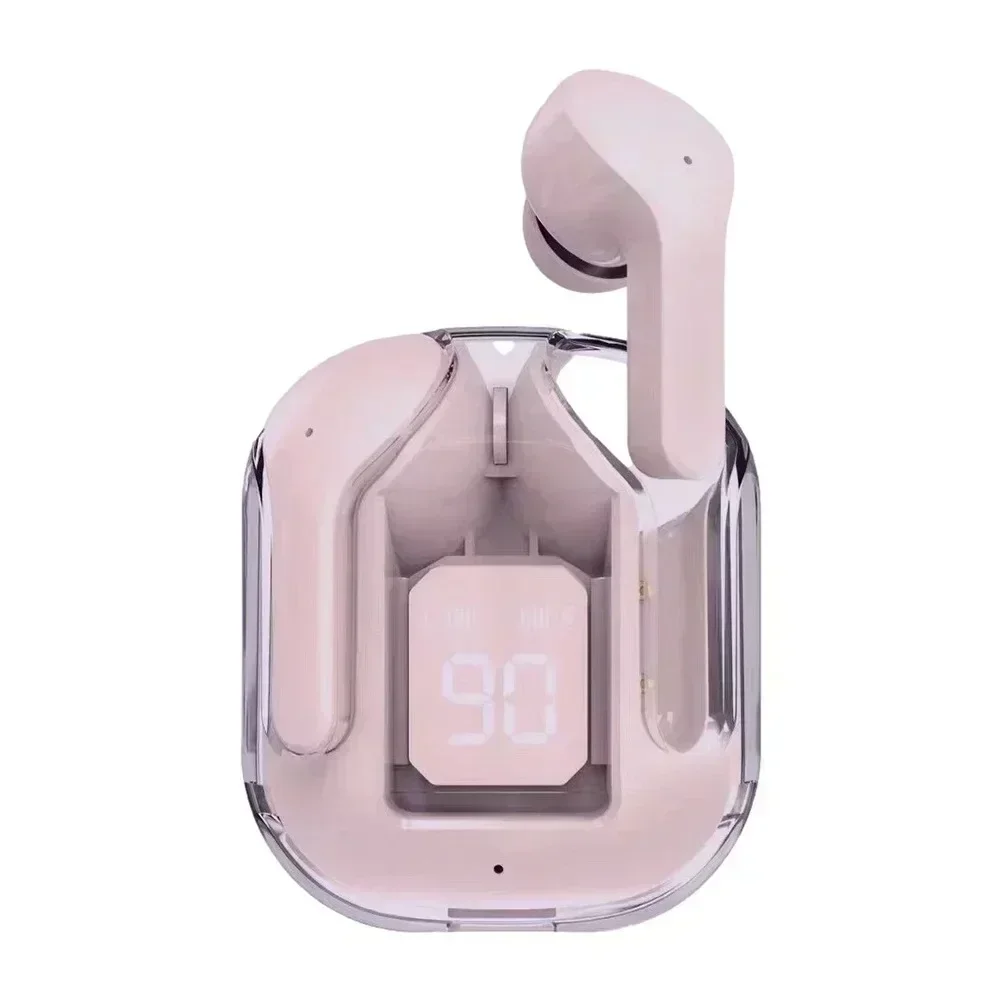 Wireless Mini Earbuds with LED Power Display TWS Bluetooth Headphones for Stereo Sound & Clear Calls
