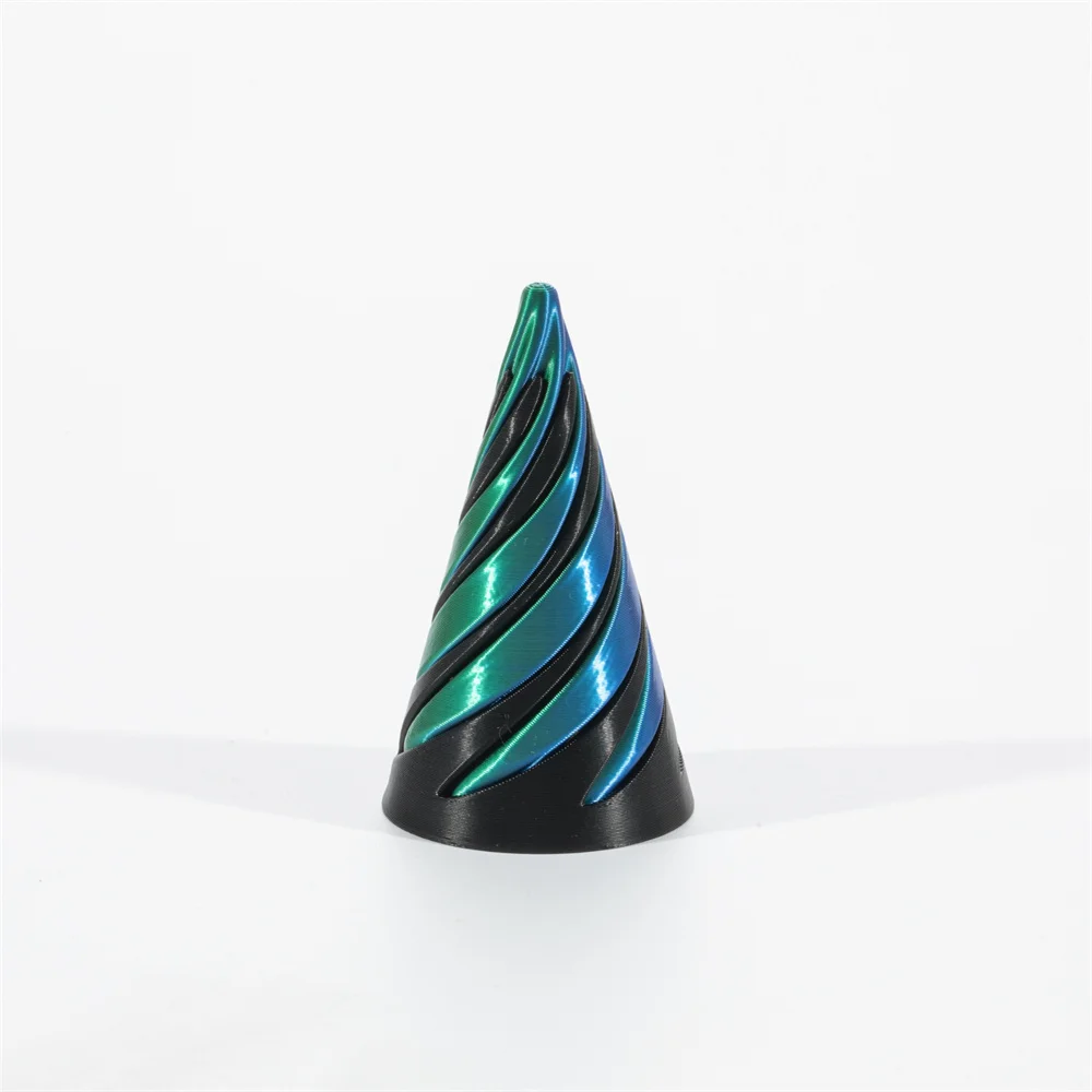 Spiral Cone Toy Impossible Pyramid Vortex Illusion Sculpture Pass Through Puzzle