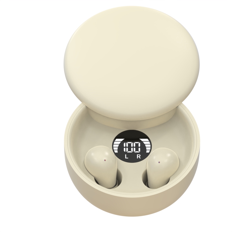 Invisible Wireless Earbuds Small Sleeping Sport Earphones with Deep Bass