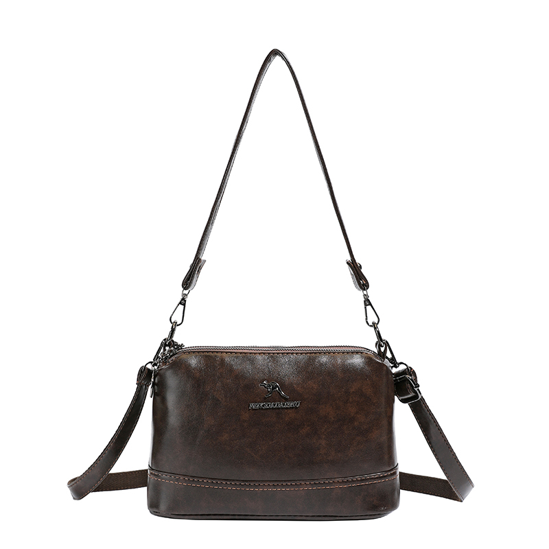 Premium Leather Messenger Bag for Men and Women Stylish Casual Square Bag