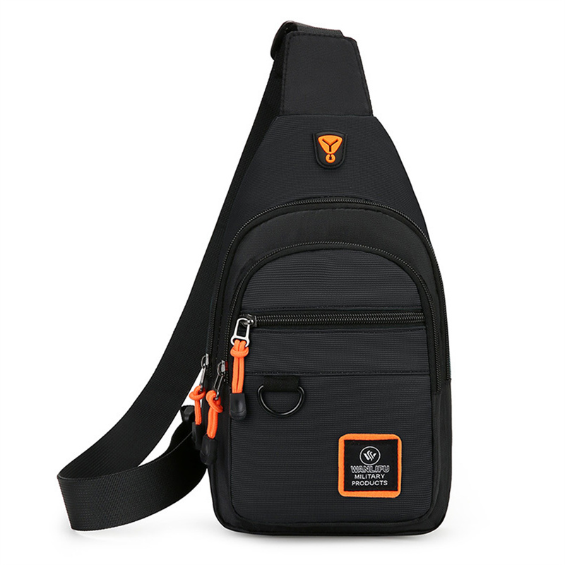 Casual Mens Sling Bag Lightweight Nylon Crossbody for Running Cycling and Travel