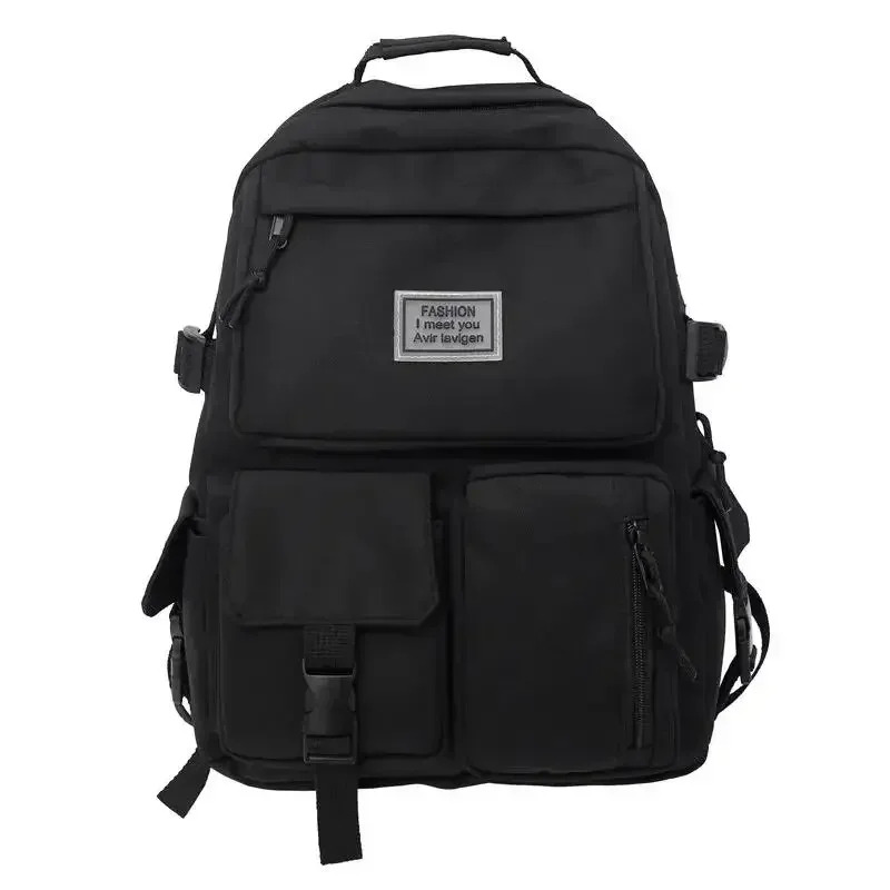 Mens and Womens Universal Nylon Backpack Large Capacity Fashionable Casual Schoolbag Computer Backpack