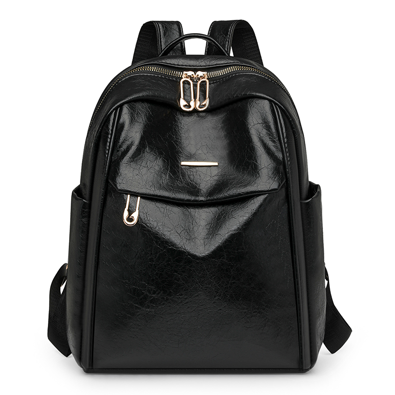 Waterproof PU Leather Backpack Purse for Women Large Capacity Casual School Travel Bag