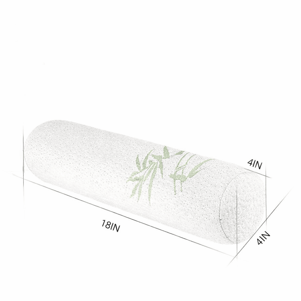 Cervical Neck Support Memory Foam Pillow for Sleeping Bolster Pillow for Bed Comfort and Relief