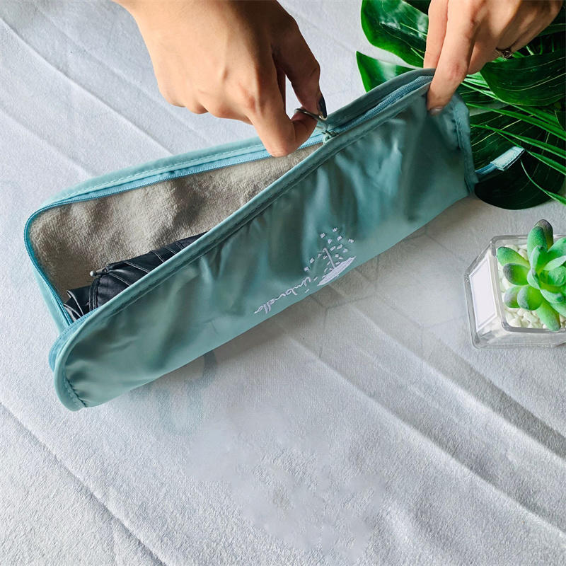 Compact Waterproof Folding Umbrella Storage Bag Portable Travel Organizer