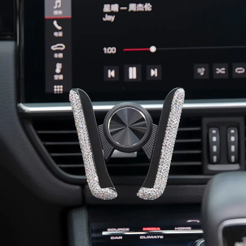 Diamond Bling Car Vent Phone Holder for Women