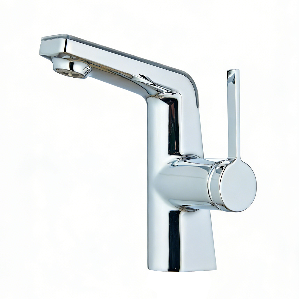 Smart LED Bathroom Sink Faucet with Temperature Display and Pull Out Sprayer