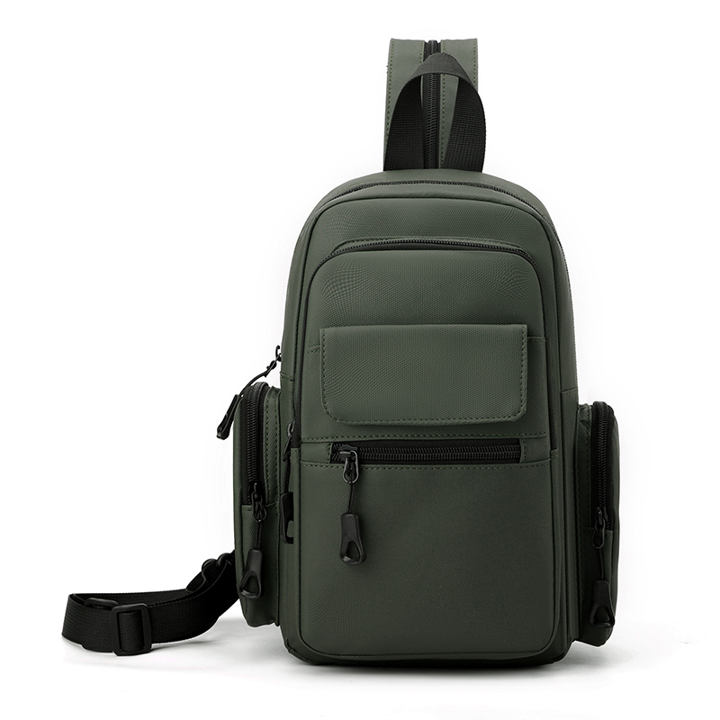 Multi functional Oxford Mini Backpack for Cycling Outdoor Sports and Travel Durable Mens Shoulder Bag for Commuting