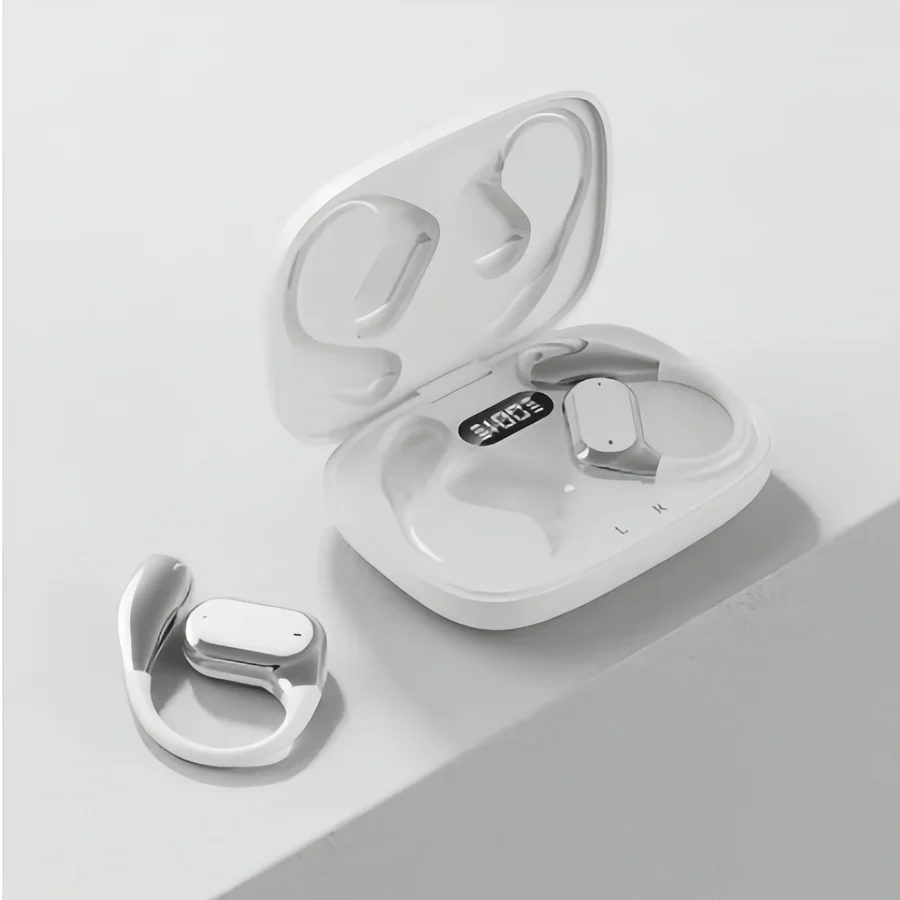Secure Fit Wireless Bluetooth Sports Earbuds with ENC Mic