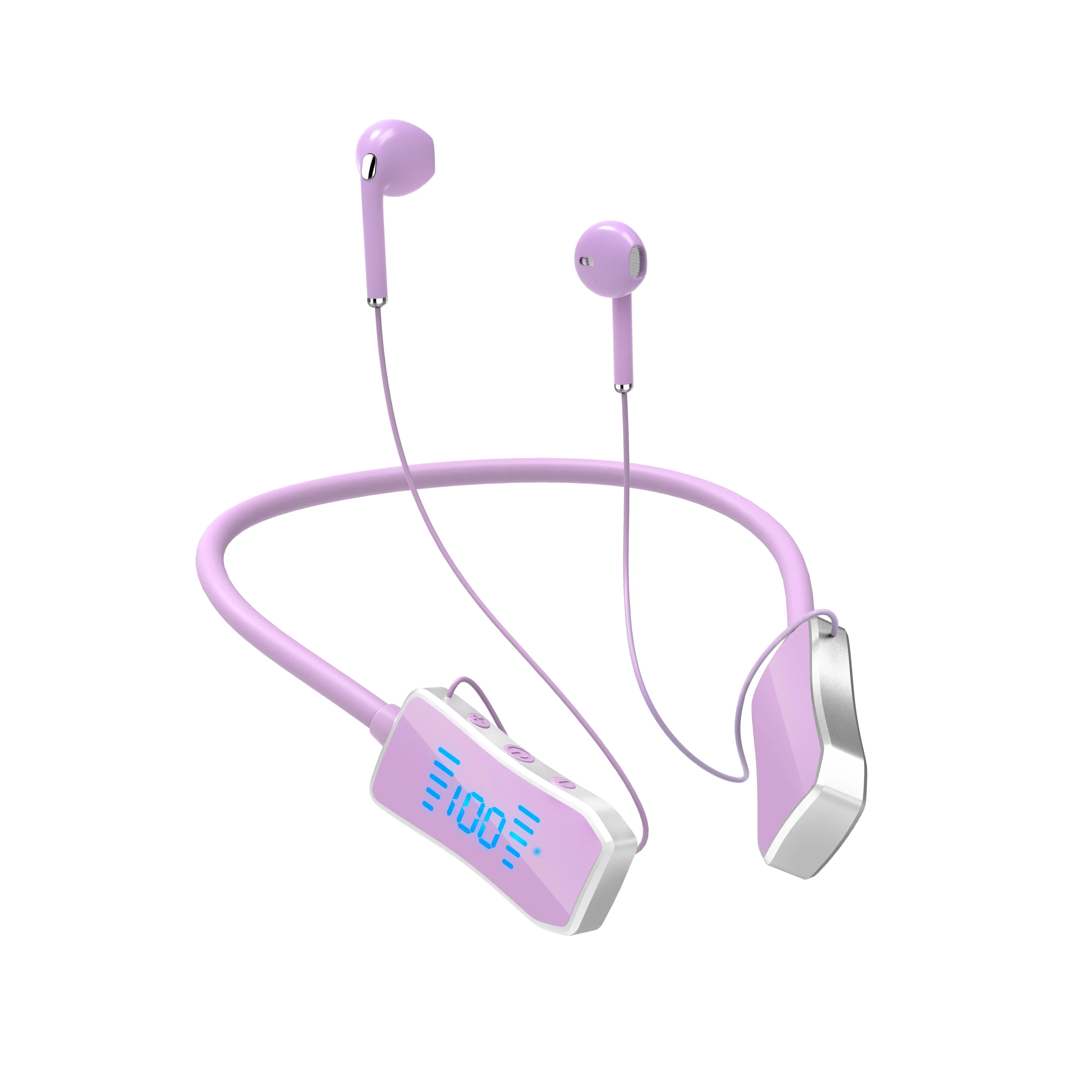 Magnetic Neckband Bluetooth Earphones with Mic Waterproof Sport Wireless Headset