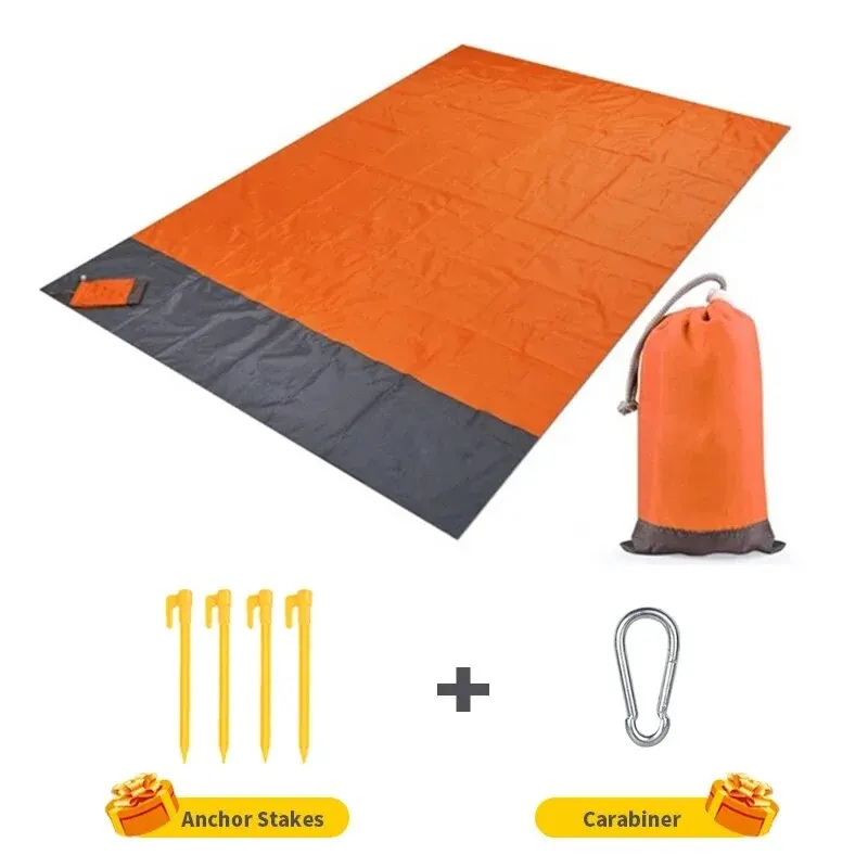 Sandproof beach blanket and Waterproof Beach Mat for Travel Picnics and Outdoor Adventures