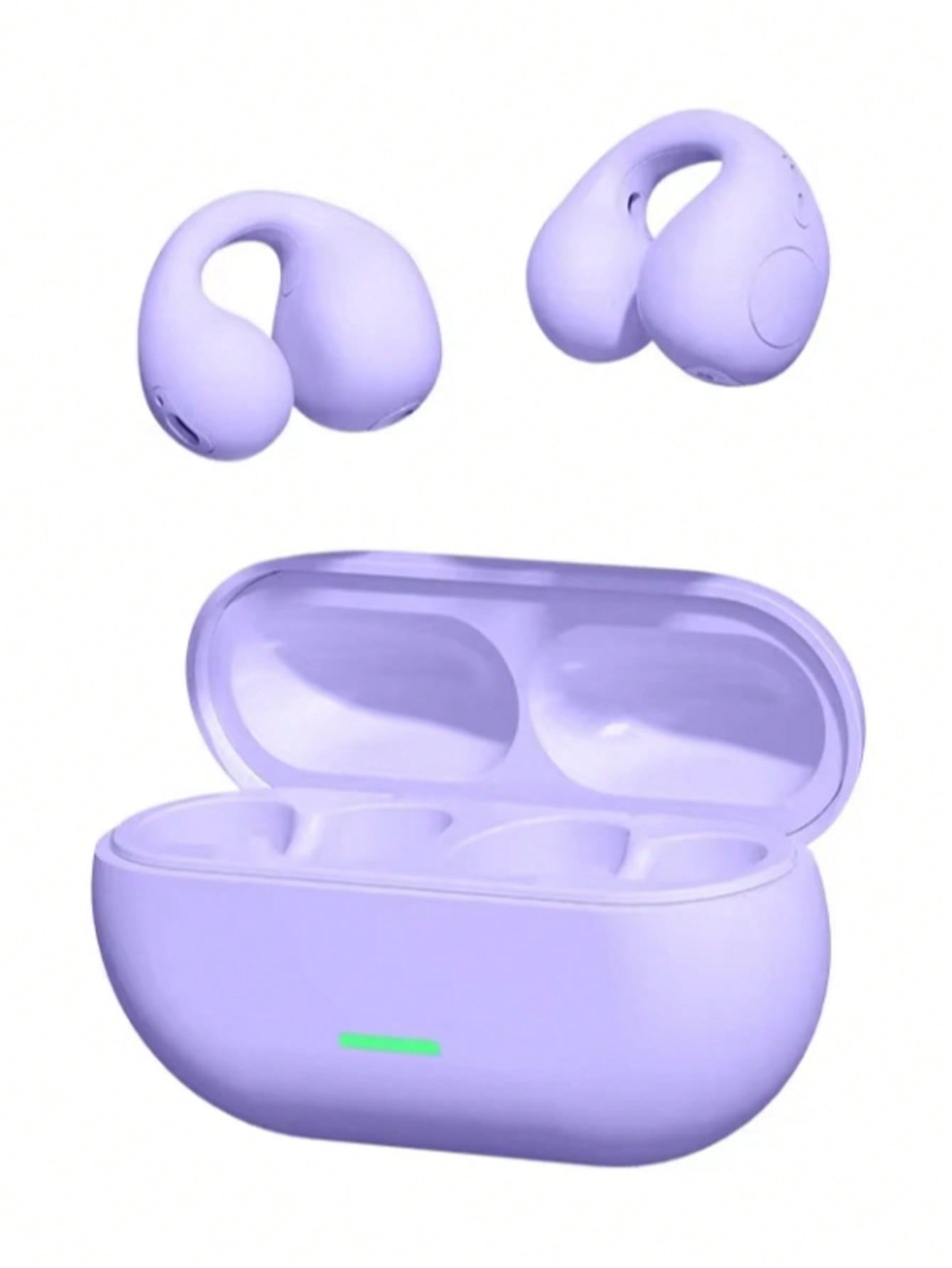 Wireless Bluetooth Clip On Headphones for Sports & Gaming Open Ear HD Call Earphones