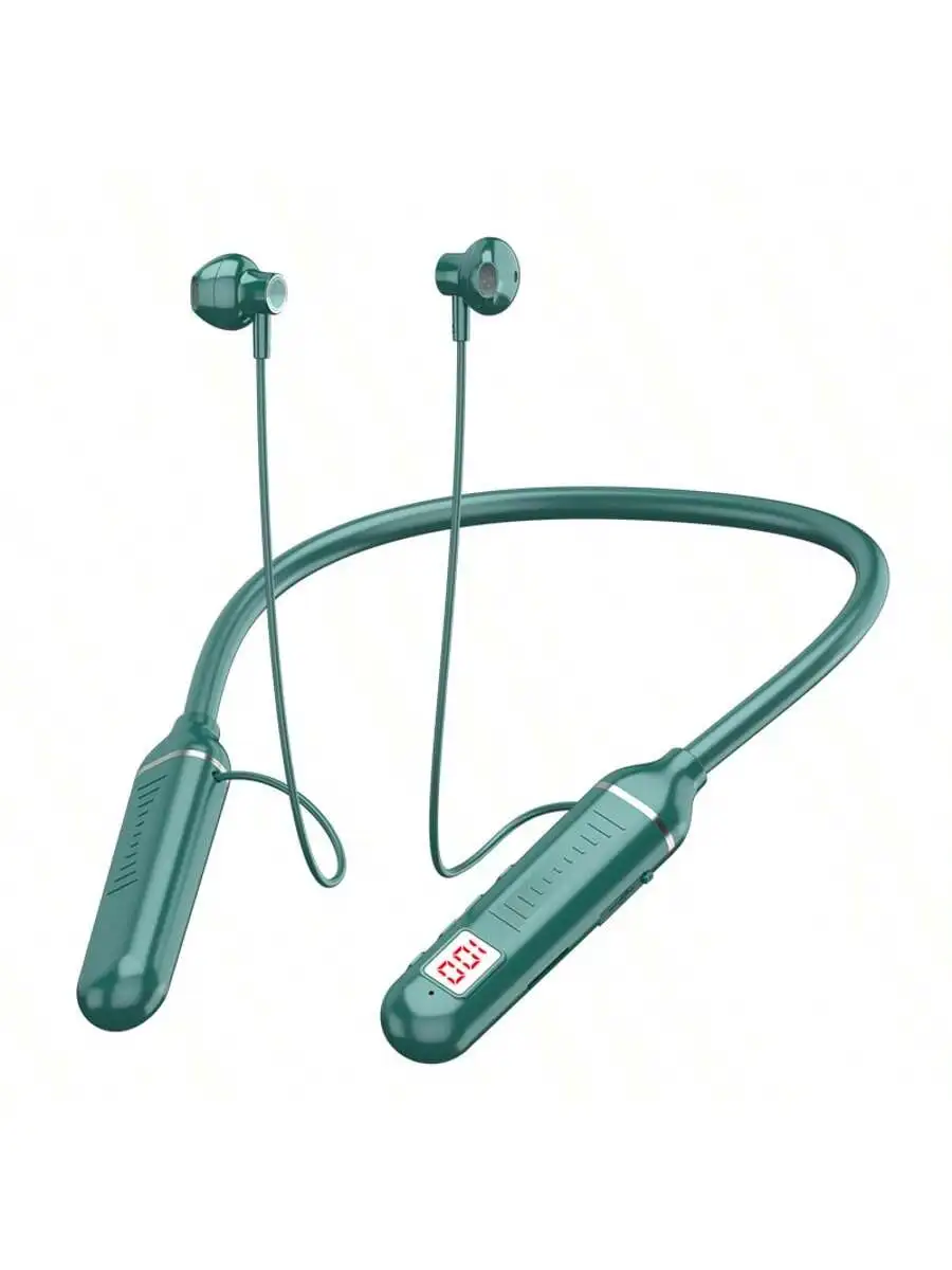 AeroPulse TWS Wireless Neckband Headphones Waterproof Bluetooth Sport Earphones with Noise Canceling Mic