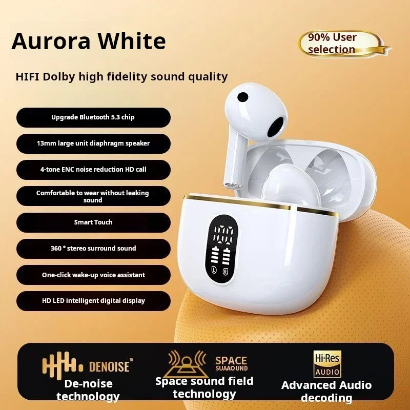 Premium True Wireless Earbuds with HiFi Stereo & Smart Power Display Bluetooth Earphones