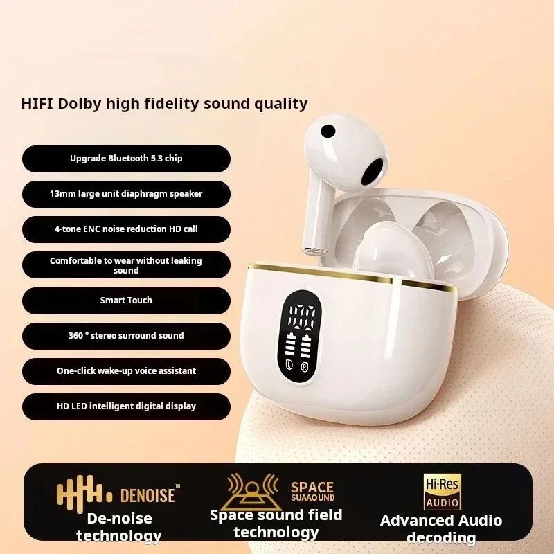 Ultimate SoundPro True Wireless Bluetooth Earbuds with LED Power Display & HiFi Stereo