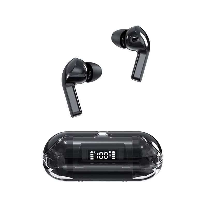 Smart Display TWS Wireless Earbuds With Mic For Sport And Calls