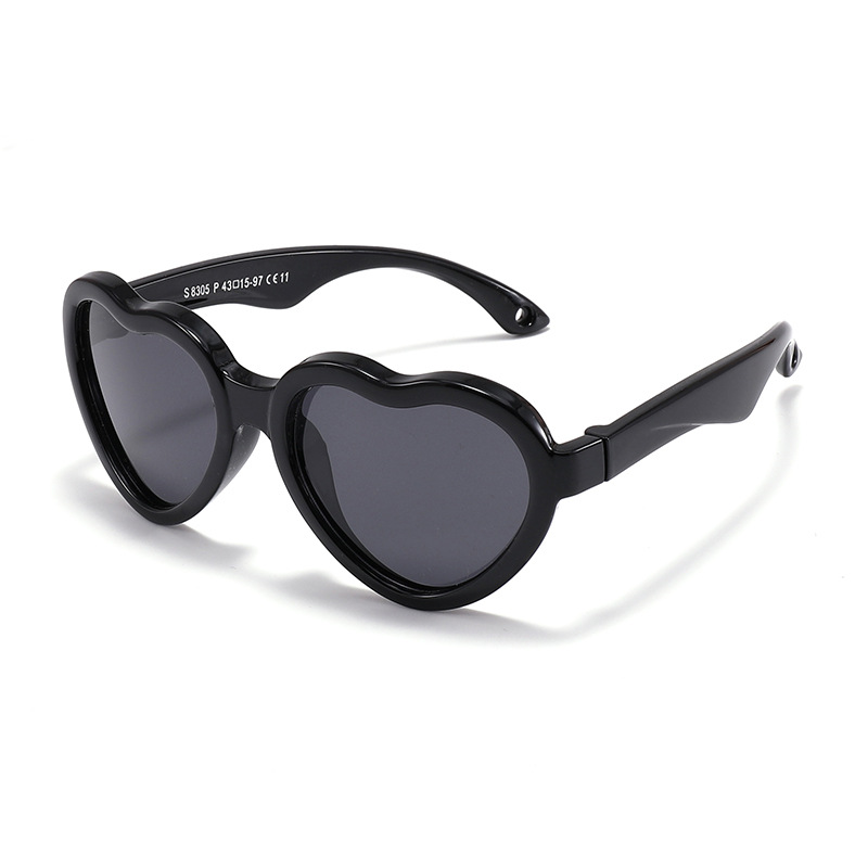 Heart Shaped Baby Polarized Sunglasses with Adjustable Strap