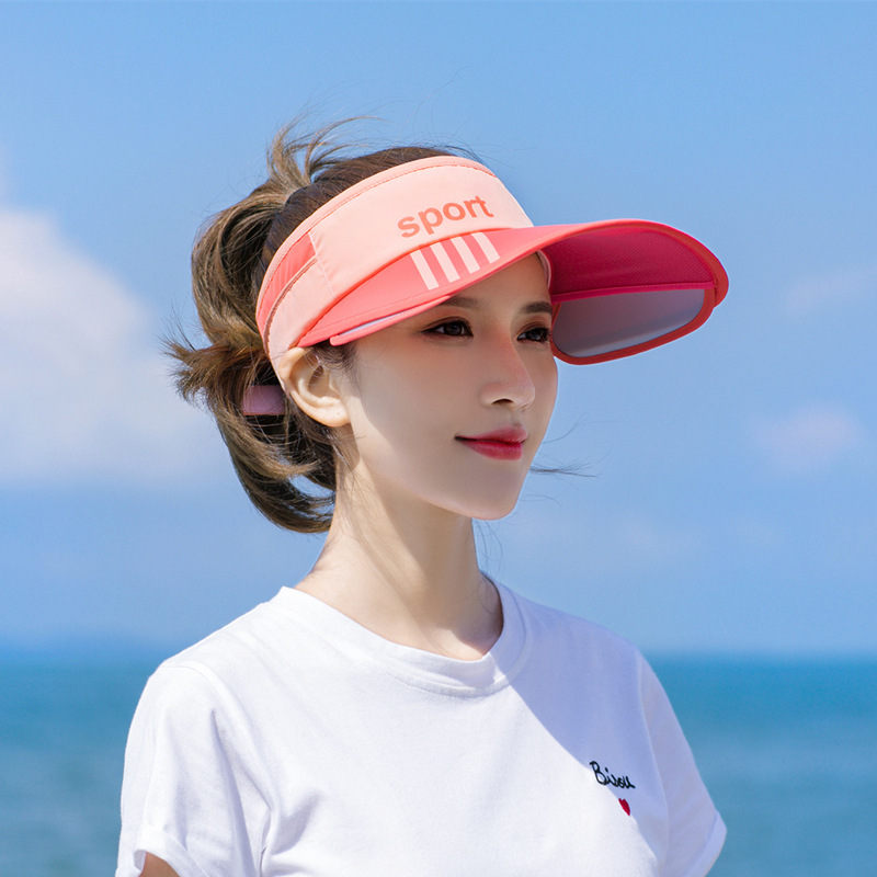 Retractable Wide Brim Sun Hat for Women Outdoor Sun Protection Hat