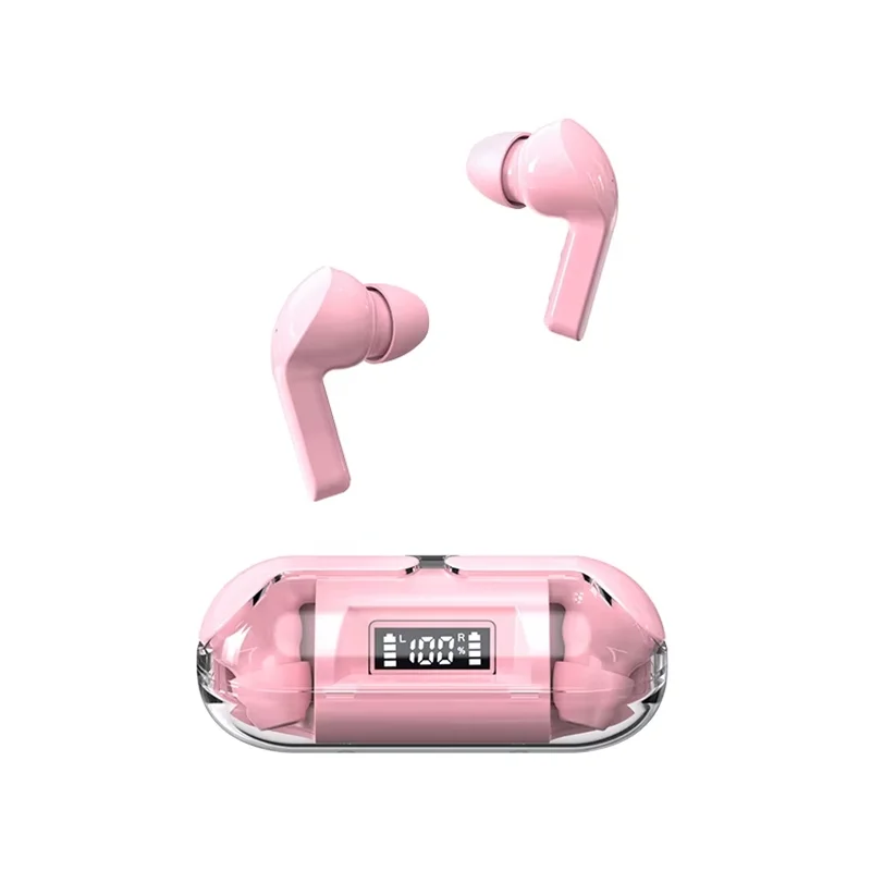 Smart Display Wireless Earbuds with Mic for Sport and Everyday Listening