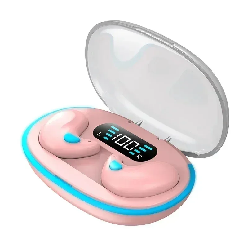 Mini Bluetooth Wireless Earbuds with Noise Reduction for Sport Gaming and Sleep