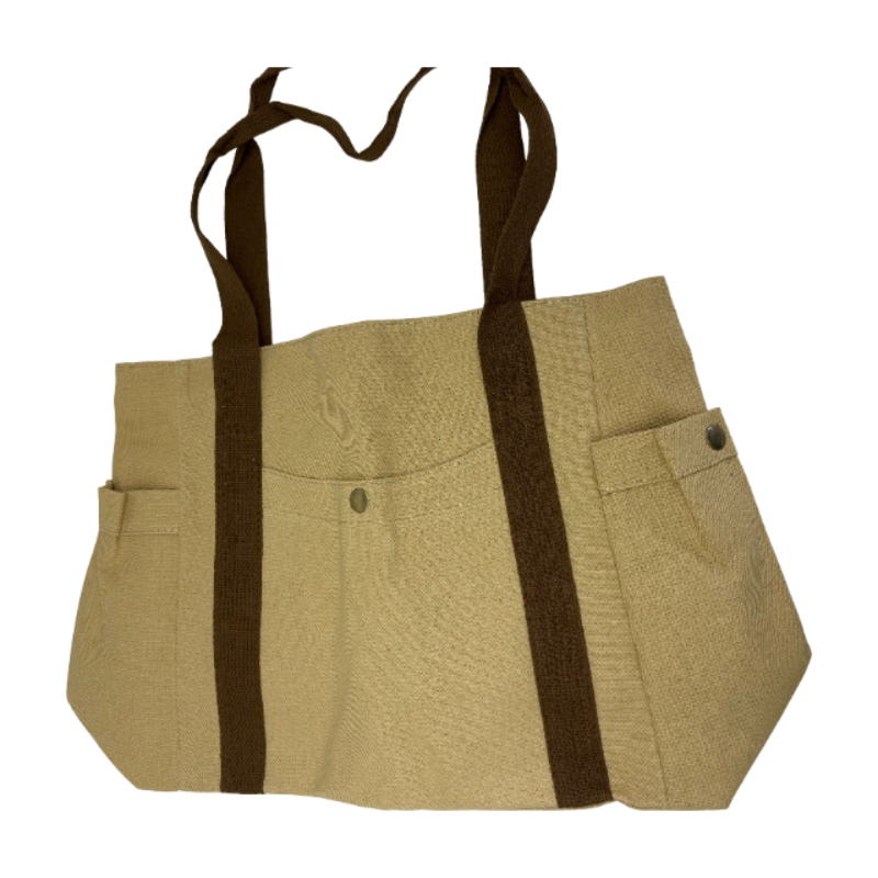 Large Capacity Canvas Tote Bag for Work & College Womens Shoulder Book Carry Bag