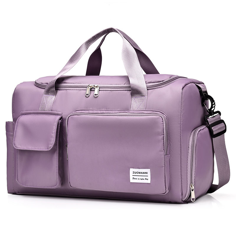 Large Capacity Weekender Travel Bag with Shoe Compartment Carry On Overnight Duffle for Women