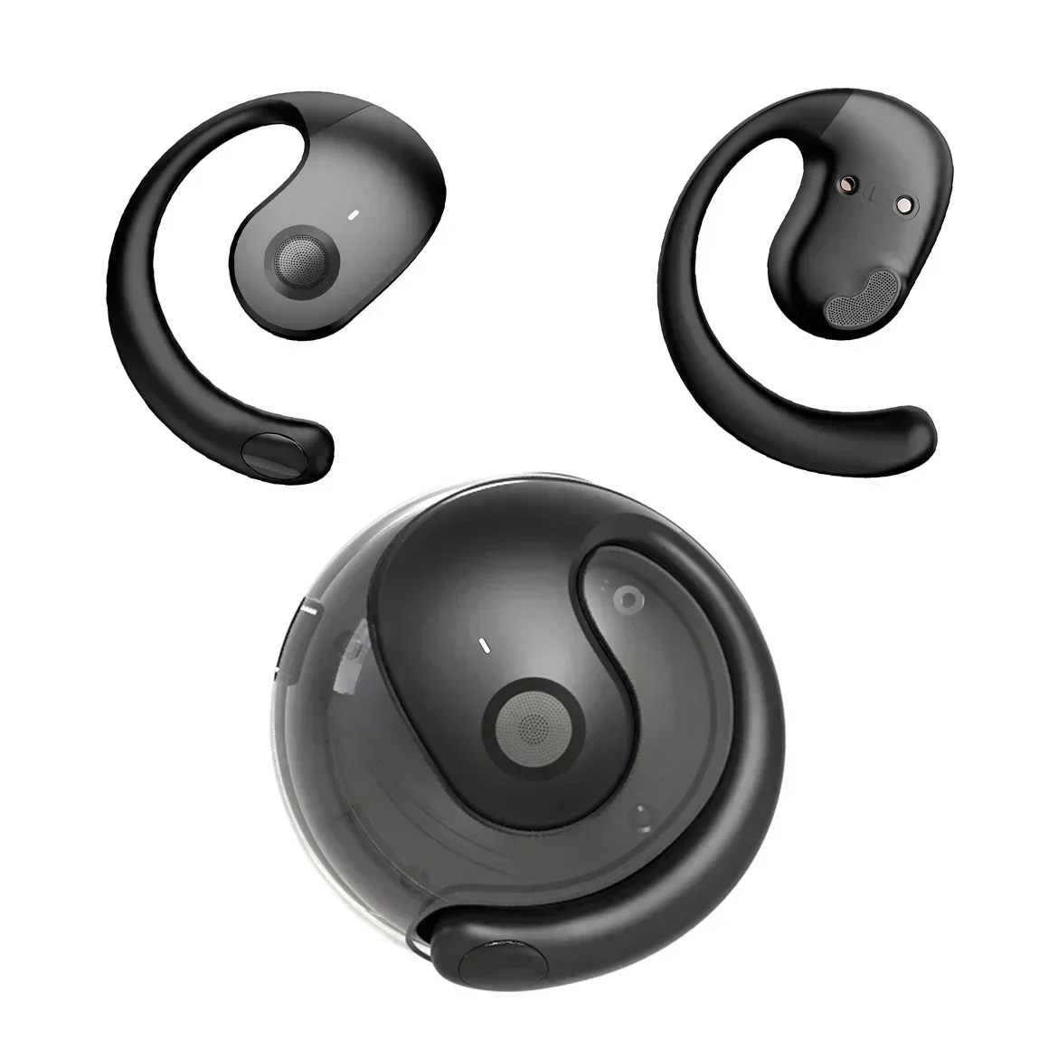 OWS Bluetooth Open Ear Wireless Earbuds HIFI Sound Long Battery Life Smart HD Call Headphones