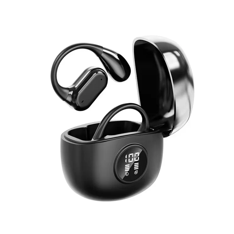 Clip On Wireless Sports Headphones Deep Bass Bluetooth Earbuds for Active Lifestyle