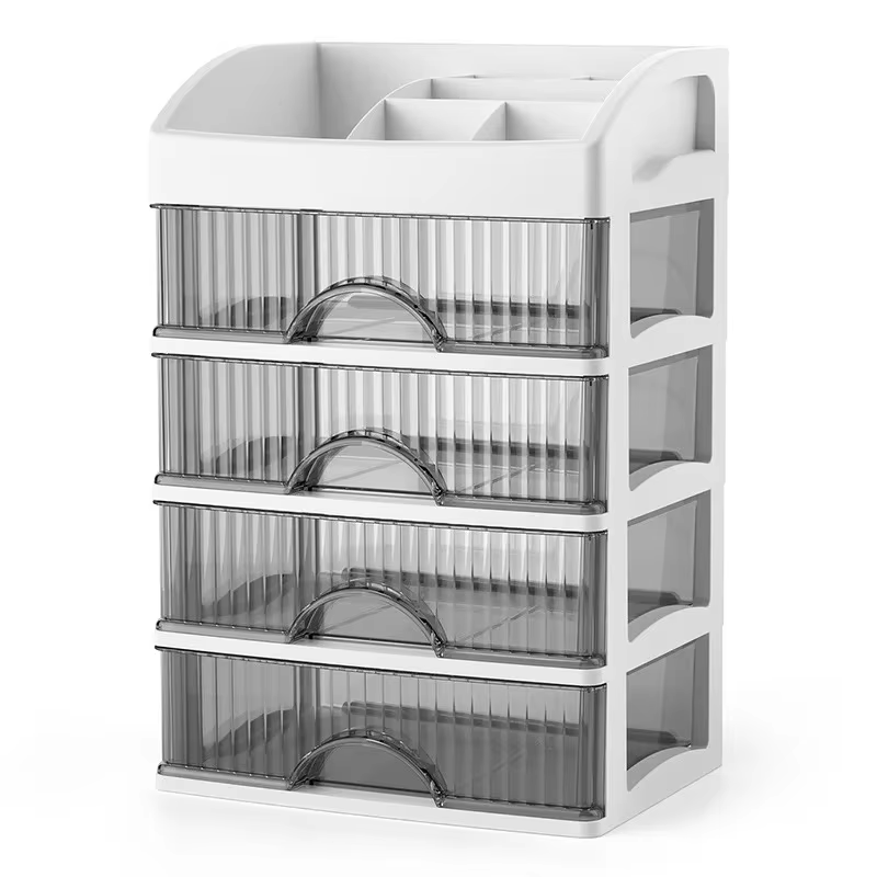 Makeup Organizer with Drawers Cosmetic Storage Box for Vanity and Desk