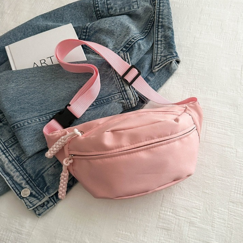 Braided Nylon Fanny Pack Adjustable Belt Bag for Everyday Carry
