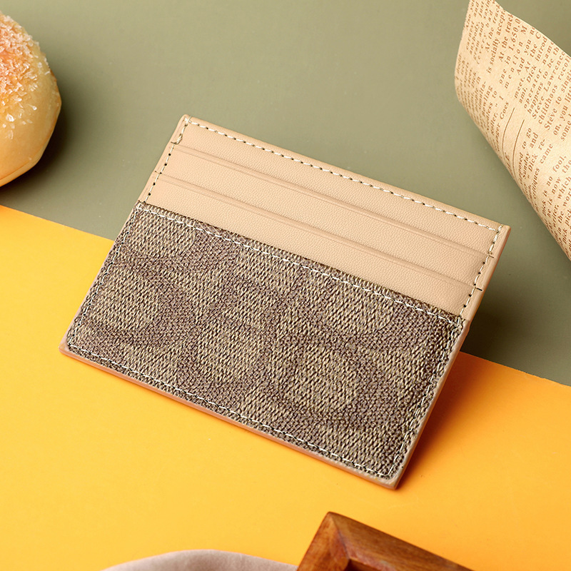 Luxury Womens Wallet with Multi Card Slots, Compact PU Leather Card Holder Purse