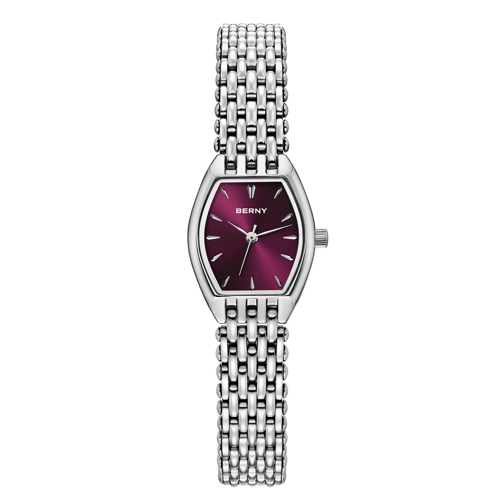 Slim Elegant Womens Quartz Watch Stainless Steel Lightweight Dress Wristwatch