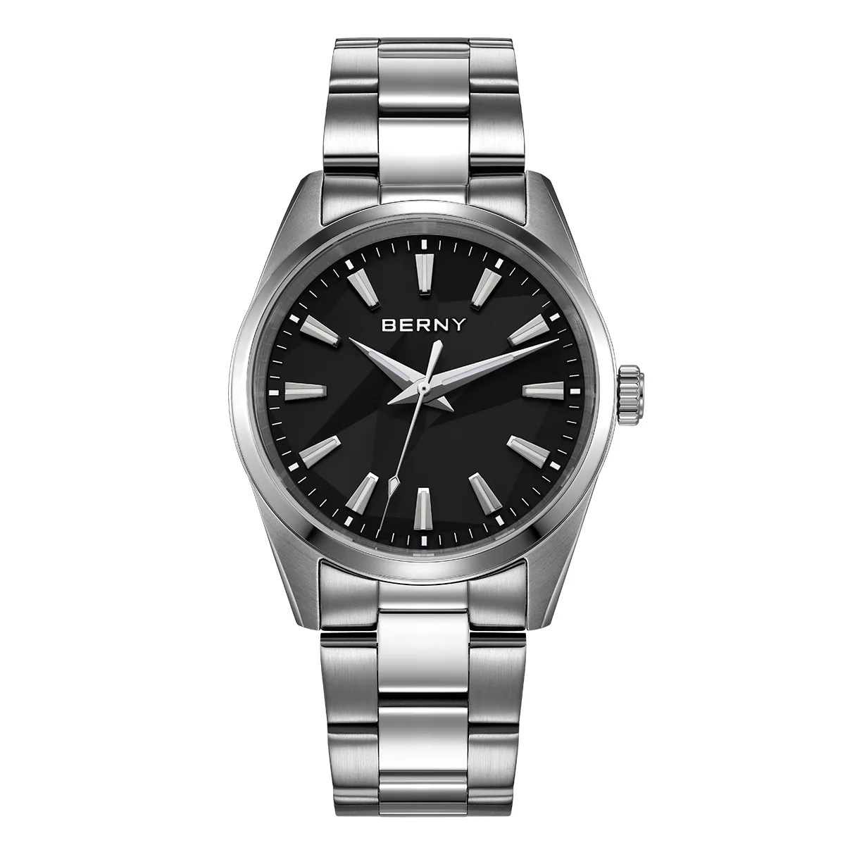 Womens Waterproof Quartz Watch with Sapphire Crystal and Stainless Steel