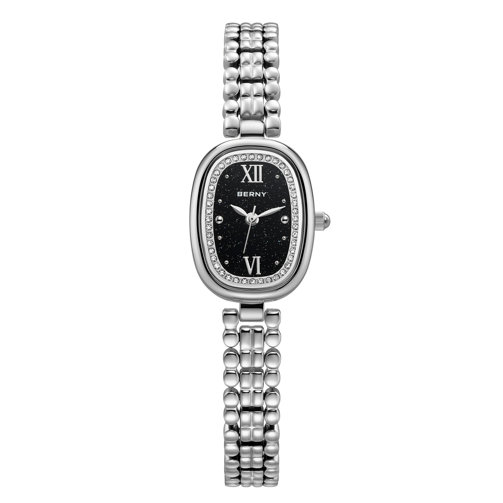 Elegant Small Dial Womens Quartz Watch Stainless Steel Dress Wristwatch